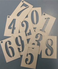 Number Stencils