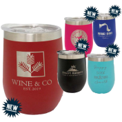 LASER ENGRAVED STEMLESS WINE TUMBLERS