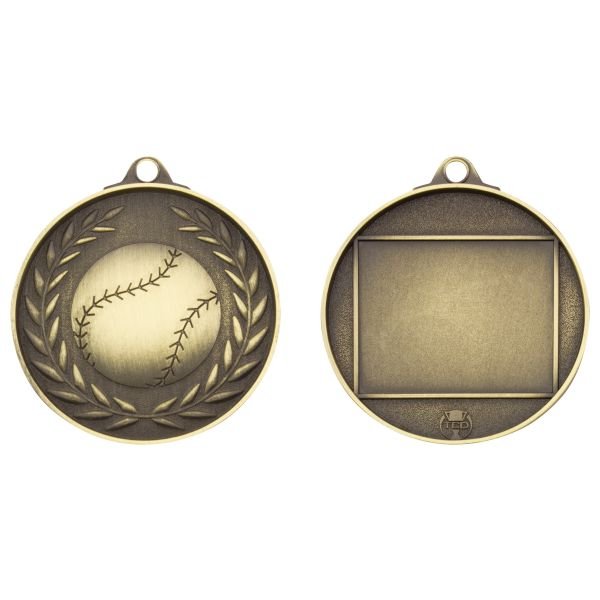 Baseball / Softball Wreath – Antique Gold