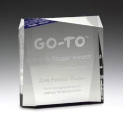 Alternative view of Acrylic Prism Awards ( 3 Colours)
