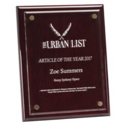 Rosewood Floating Plaque ( 3 Sizes)
