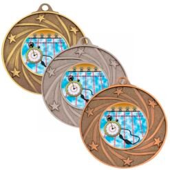 Antique Eco Stars Swimming Medal