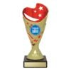 Arcade Cup - Gold/Red (5 Sizes)