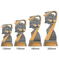 Alternative view of Arclight Swimming Trophy (4 Sizes)