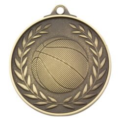 Basketball Wreath – Antique Gold