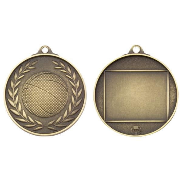 Basketball Wreath – Antique Gold - Image 2
