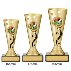 Alternative view of Cricket Carnival Cup - Gold (3 Sizes)