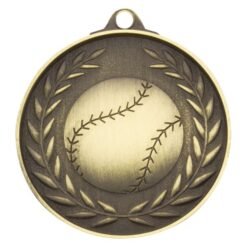 Baseball / Softball Wreath – Antique Gold