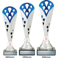 Alternative view of Zephyr Cup - Blue / Silver (3 Sizes)