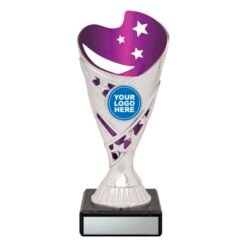 Arcade Cup - Silver/Purple (5 Sizes)