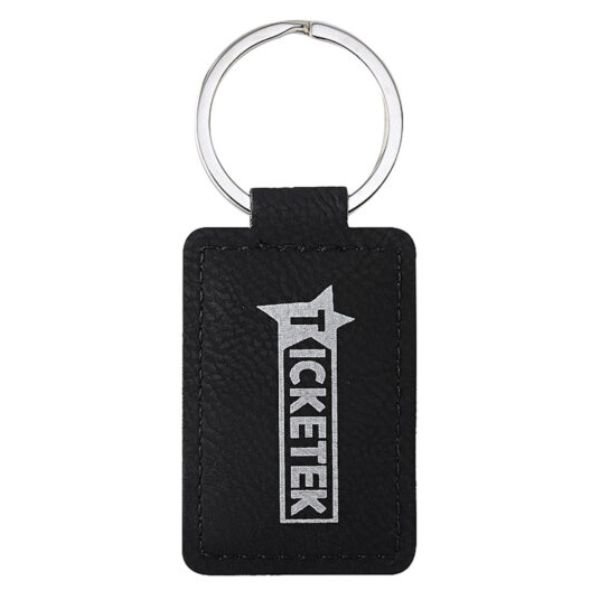Leatherette Keychain Rectangle - Image 2