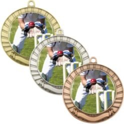Eco Scroll Cricket Wicketkeeper Medal