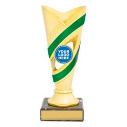 Curve Cup - Gold/Green (5 Sizes)