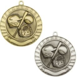 Eco Scroll Baseball/Softball Medal