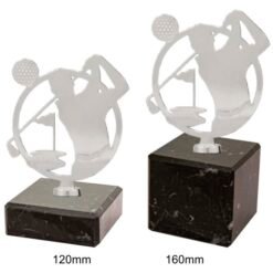 Alternative view of Midnight Golf Trophy (2 Sizes)