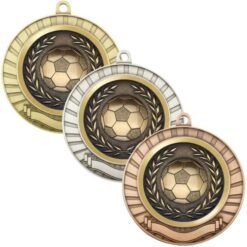 Football/Soccer Eco Scroll Medal