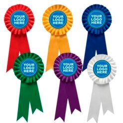 Rosette Ribbons with Brooch Back (6 colours)