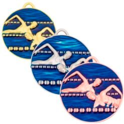 Swimming Medal Painted