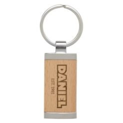 Alternative view of Keychain Timber with Metal Trim