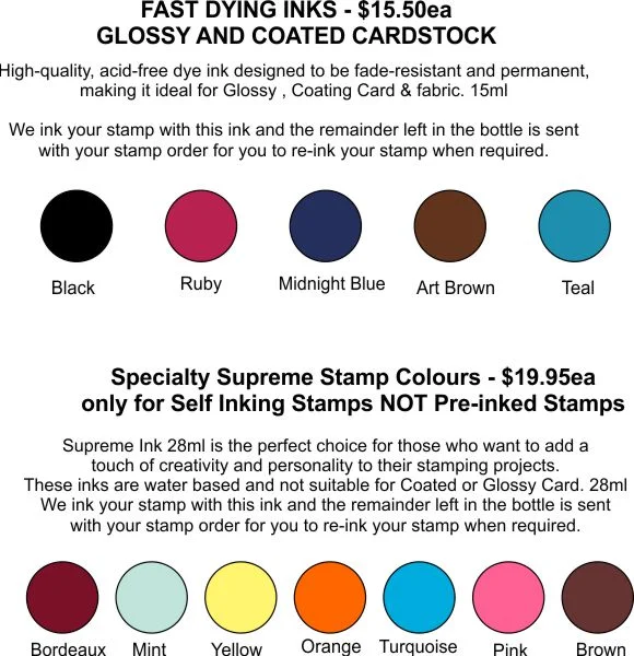 Rectangle Self Inking & Pre-inked Stamps - Image 2